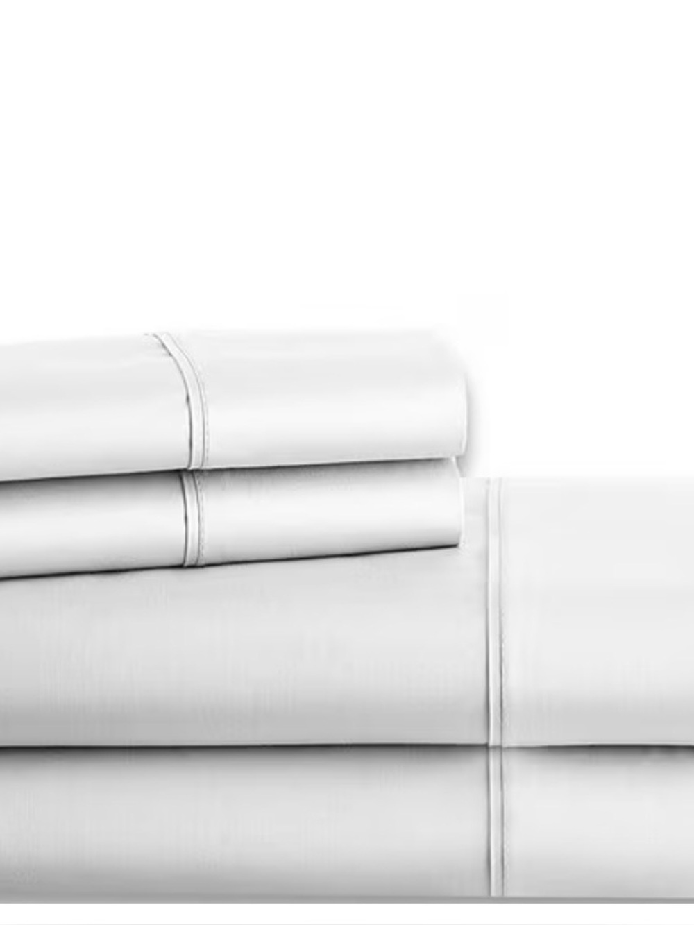 NWT Noble Excellence White 400-Thread Count Performance Sheet Set